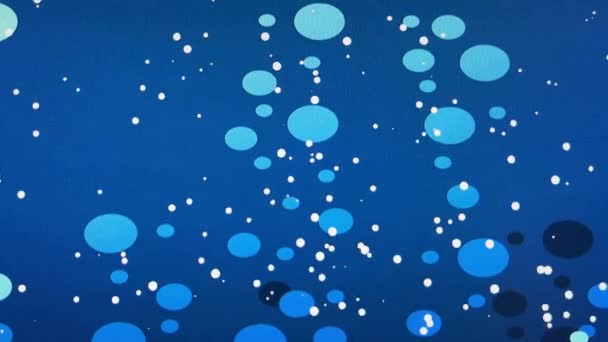 Burbujas Animadas Parpadeando Brillante — Vídeos de Stock