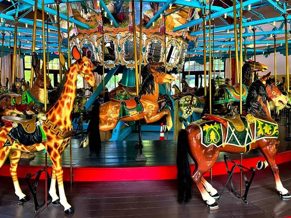 Carousel bir eğlence parkı.