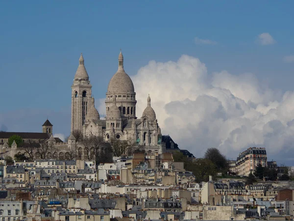Basilica Sacred Heart Montmarte Paris France — Stock Fotó