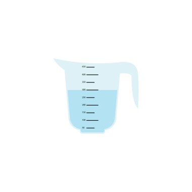 liter measuring beaker. illustration on white background