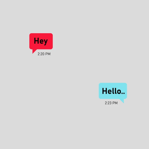 Rövid Üzenetek Ikonok Hangulatjelek Beszélgetés Barátokkal — Stock Fotó