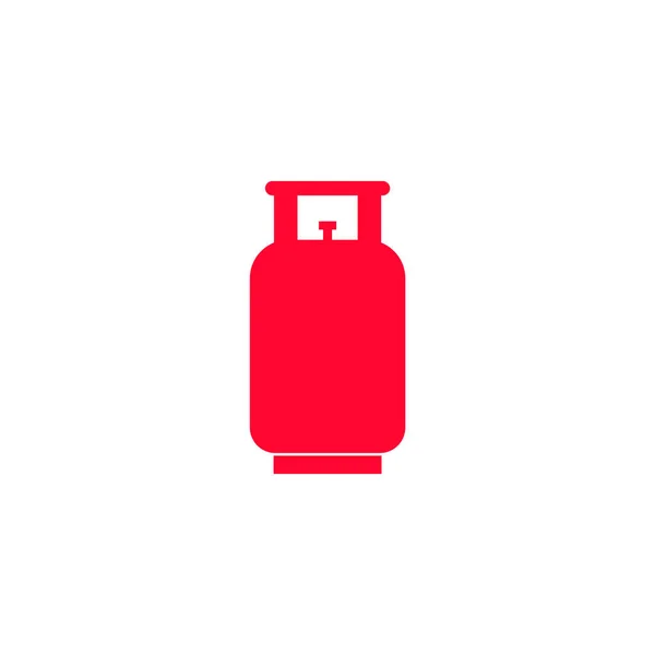 ガスボトルのアイコンをキャンプ フラットアイコン分離 イラスト — ストック写真