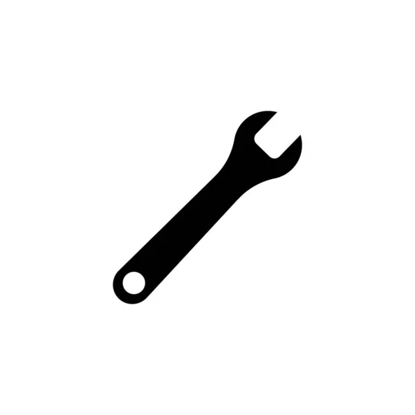 Викрутка Ілюстрація Логотипу Ключа Білому — стокове фото