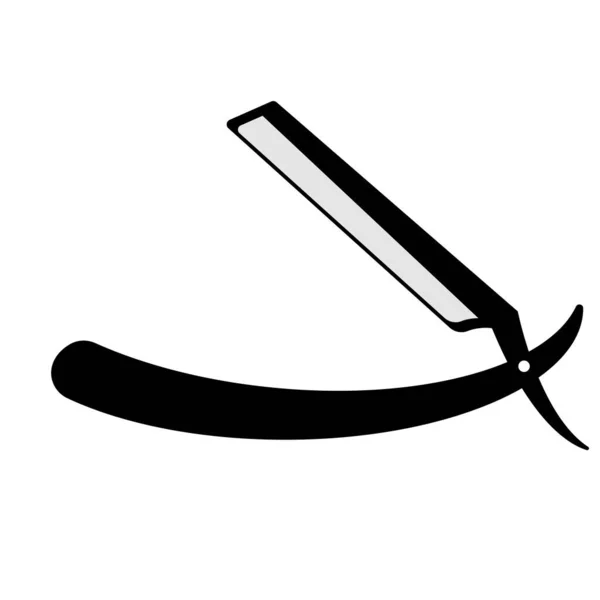 Rasiermesser Illustration Auf Weißem Hintergrund — Stockfoto