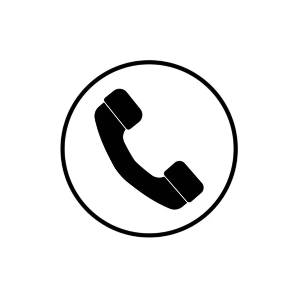 Телефонні Іконки Встановлені Білому Тлі — стокове фото