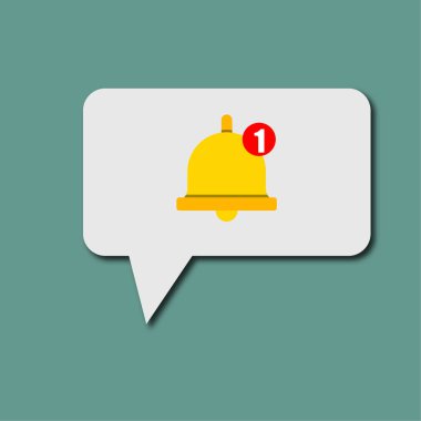 Ticari işler için uygun olan bildirim halka simgesi 