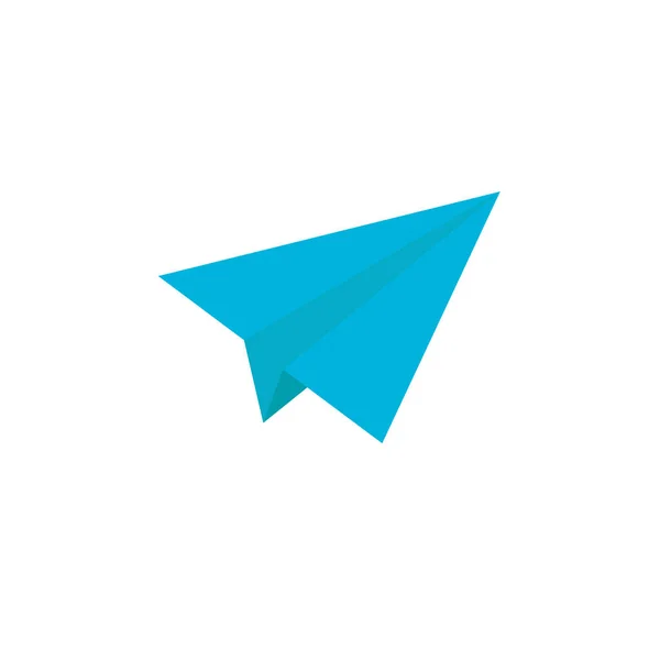Ikona Papírového Letadla Létající Pozadí — Stock fotografie