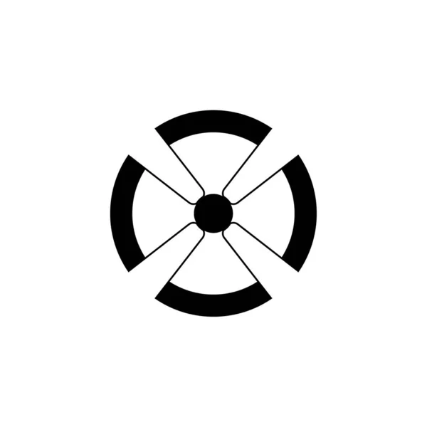 Circular Saw Disk Icon Cut Chop Saw Blade — Stock Photo, Image