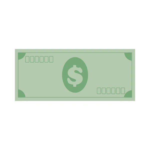 Ícone Dollar Eua Símbolo Dinheiro Valor Moeda Americana — Fotografia de Stock