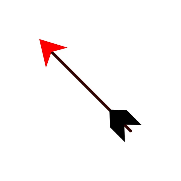 Flecha Amor Icono Diseño Plantilla Aislado Ilustración — Foto de Stock