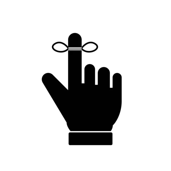 Ícones Lembrete Elementos Símbolo Dedo Para Infográfico — Fotografia de Stock