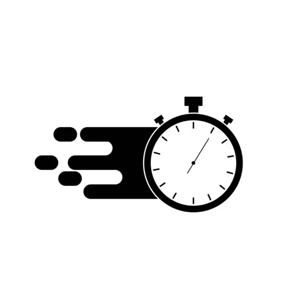 Reloj Ilustración Del Concepto Tiempo Sobre Fondo Blanco — Foto de Stock