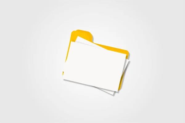 Cartella Carta File Gestione Lavoro Efficiente Del Documento — Foto Stock