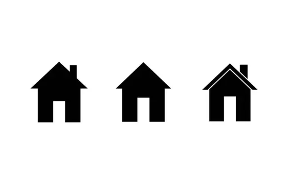 Home Symbol Für Apps Und Webseiten Haus Symbol — Stockfoto