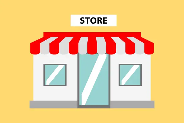 Simple Store Design Mobile Application — Stock Photo, Image