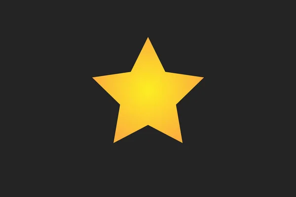 Styl Ikony Gwiazdy Odizolowany Białym Tle Ilustracja — Zdjęcie stockowe