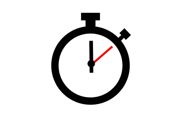 Timer Uhr Stoppuhr Isolierte Set Symbole — Stockfoto