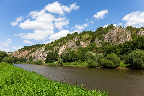 Захищений Вапняковий Ландшафт Чеський Крас Про Річку Берунка Центральна Богемія — стокове фото