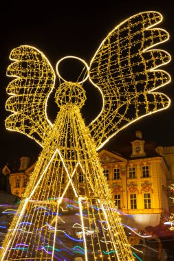 Eski Şehir Meydanı, Prag, Çek Cumhuriyeti 'nde Noel Günü