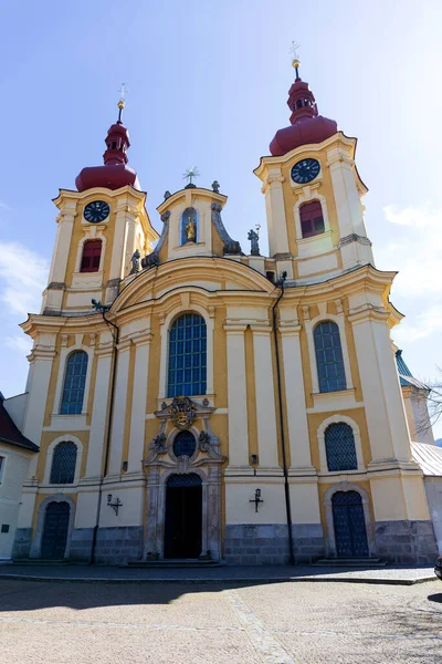 Barokní Bazilika Panny Marie Poutní Místo Hejnice Česká Republika — Stock fotografie