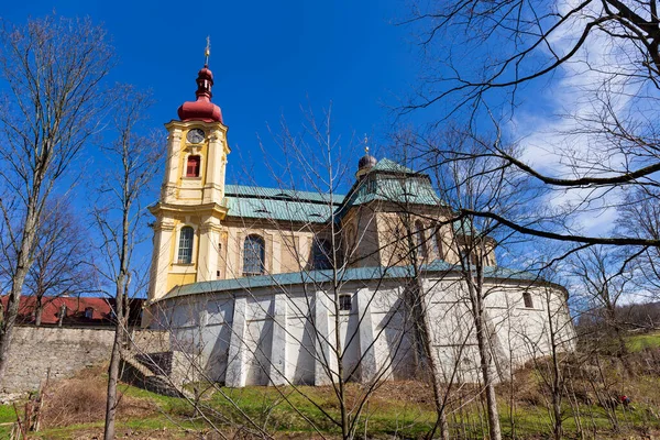 Базиліка Бароко Візиту Діви Марії Місце Паломництва Хайніце Чехія — стокове фото