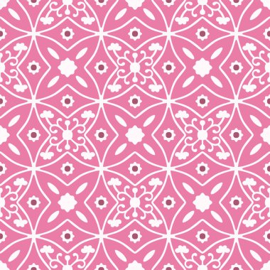 Japon Yıldız Çiçeği Ağ Vektörü Kusursuz Desen