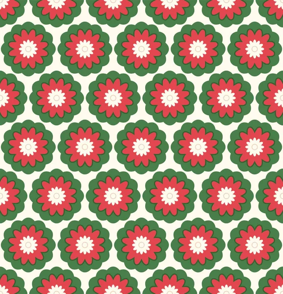 Patrón Sin Costura Hexagonal Flor Japonesa — Archivo Imágenes Vectoriales