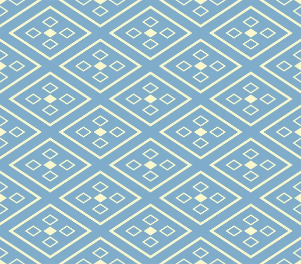 Japanese Line Diamond Vector Seamless Pattern — Image vectorielle