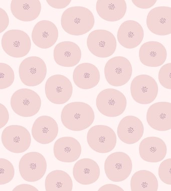 Japon Şirin Çember Çiçek Vektörü Kusursuz Desen