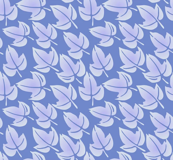 Japanese Pretty Leaf Vector Seamless Pattern