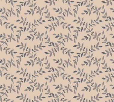 Japon Yaprak Vine Vektörü Kusursuz Desen