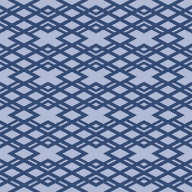 Japonların çakışan Zigzag Elmas Hattı Vektörü Kusursuz Desen