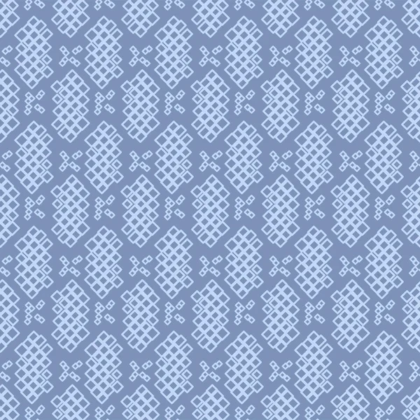 Japanische Stickerei Hexagon Mosaic Vector Seamless Pattern — Stockvektor