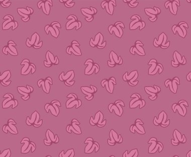 Japanese Pretty Leaf Vector Seamless Pattern