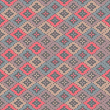 Japon Zigzag Elmas Vektörü Kusursuz Desen