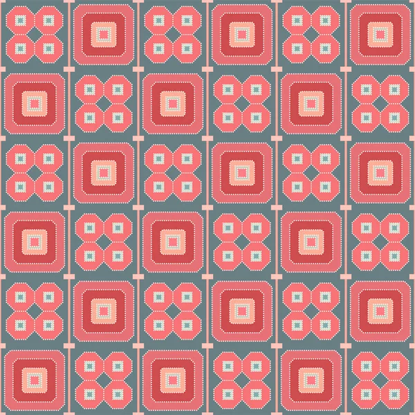 Motif Sans Couture Vectoriel Mosaïque Géométrique Japonaise — Image vectorielle