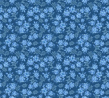 Japon Romantik Yaprak Vektörü Kusursuz Desen