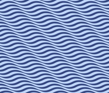 Japon Nehri Dalga Hattı Vektörü Kusursuz Desen