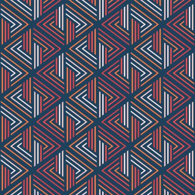 Japon Elmas Izgara Hattı Vektörü Kusursuz Desen