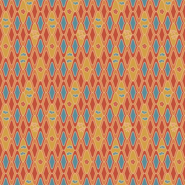 Japon Eğri Elmas Vektörü Kusursuz Desen