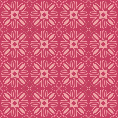 Japon Çemberi Çiçek Vektörü Kusursuz Desen