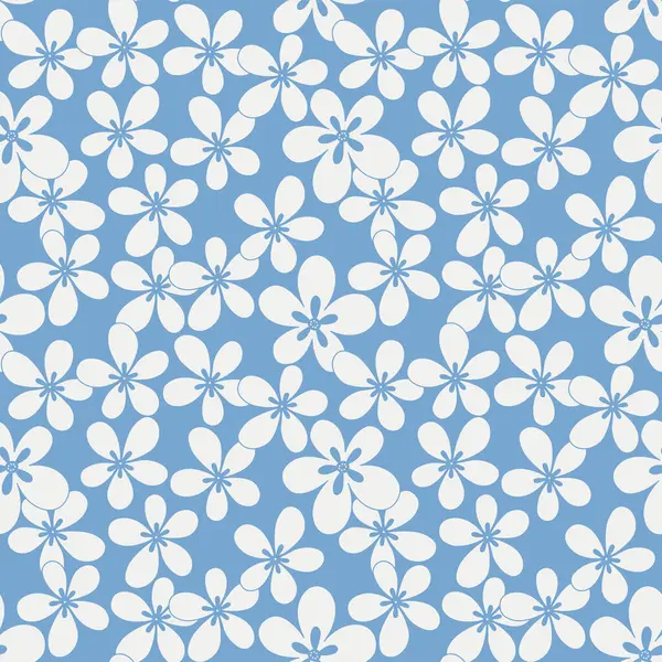 Japon Çiçek Sonbahar Vektörü Kusursuz Desen