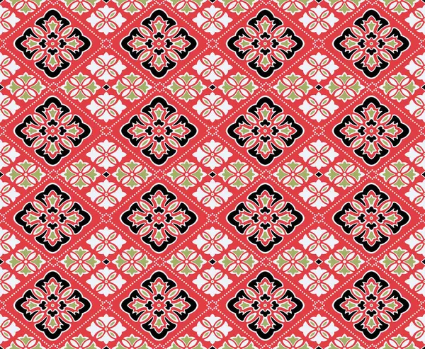 Japon Çiçeği Elmas Vektörü Kusursuz Desen