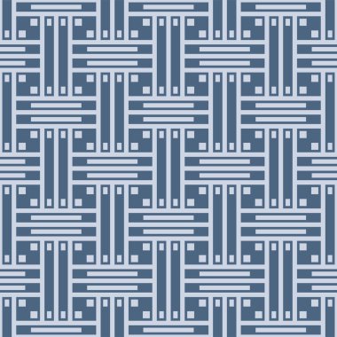 Japon Cross Line Dokuma Vektörü Kusursuz Desen