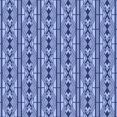 Japon Elmas Çizgili Vektör Kusursuz Desen