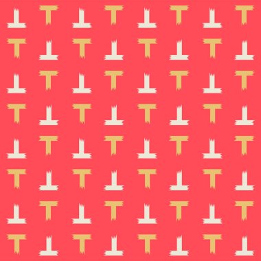 Japon Nakış T Motif Vektörü Kusursuz Desen