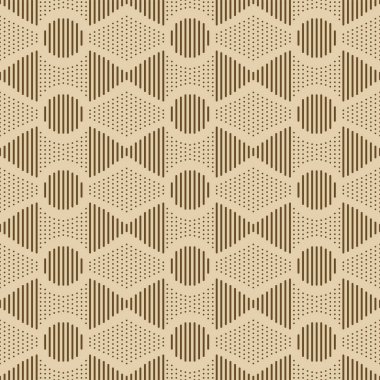 Japon Çemberi Elmas Hattı Vektörü Kusursuz Desen