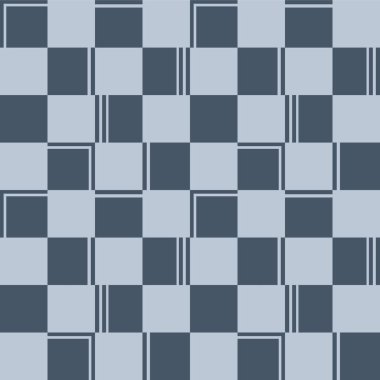 Japon Klasik Damalı Vektör Kusursuz Deseni