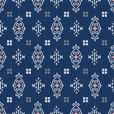 Japon Kraliyet Elmas Motif Vektörü Kusursuz Desen