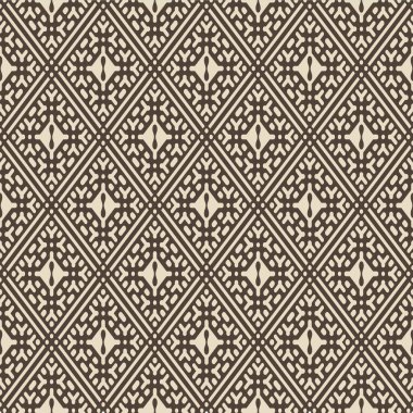 Japon Labirent Hattı Elmas Vektörü Kusursuz Desen